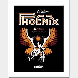 Phoenix Retro Vintage Arcade Gaming Posters and Art